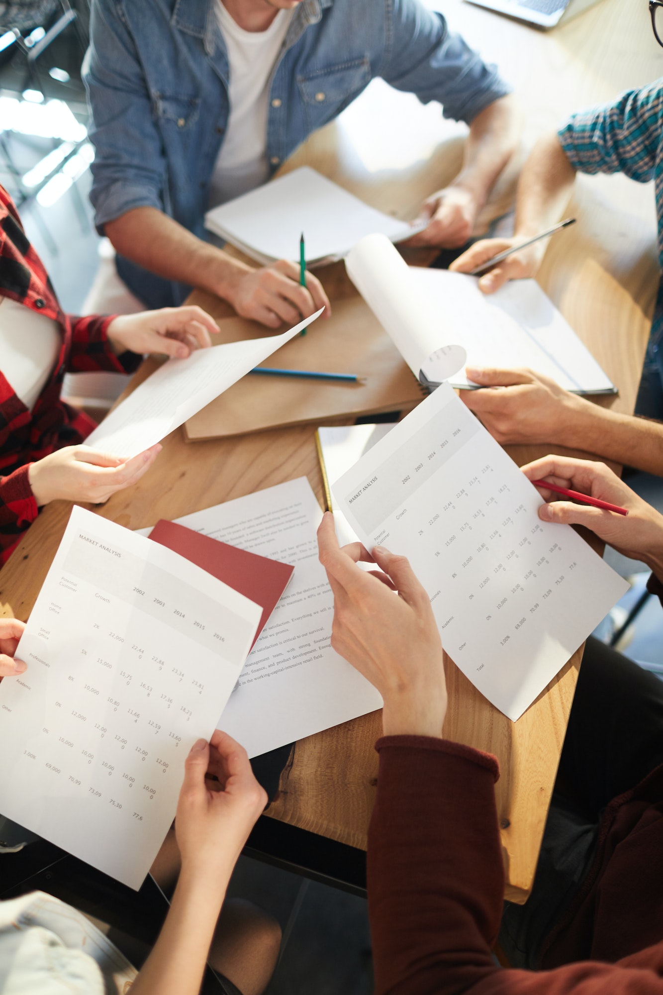 Learning data in documents